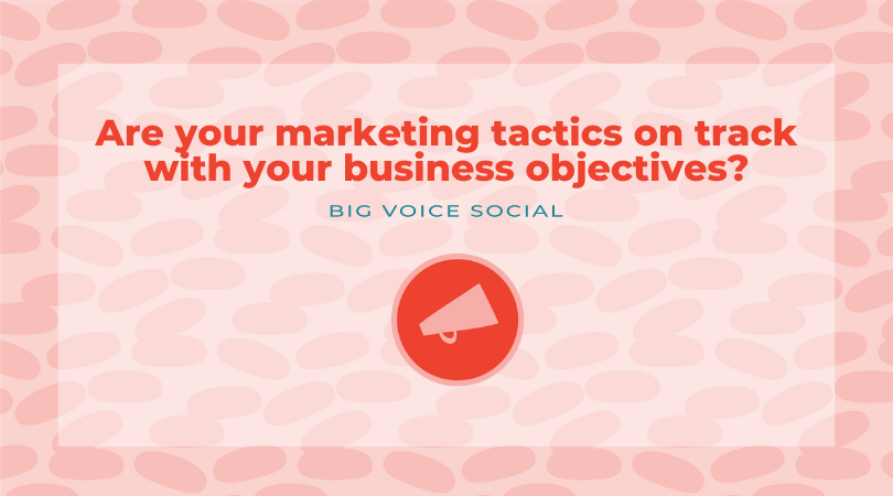 Is your marketing working toward your objectives?