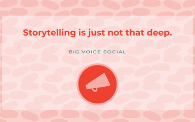 Having trouble telling your story? You’re thinking too hard.