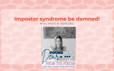 Imposter syndrome? We don’t know her.