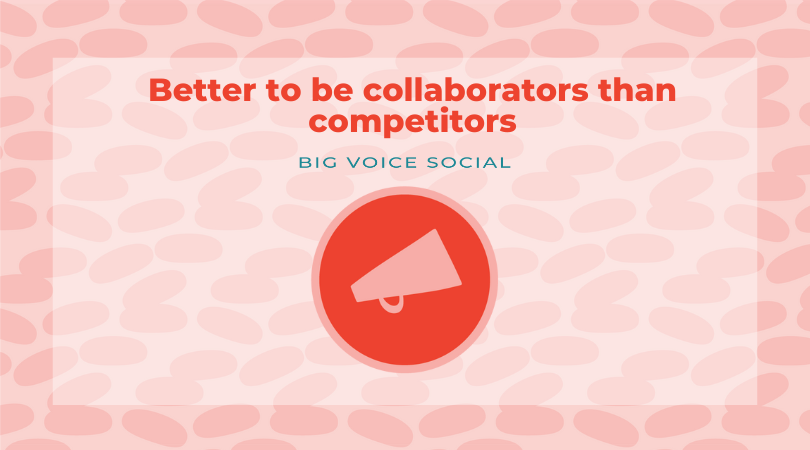 Better to be collaborators than competitors