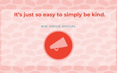 Just be kind for goodness sakes.