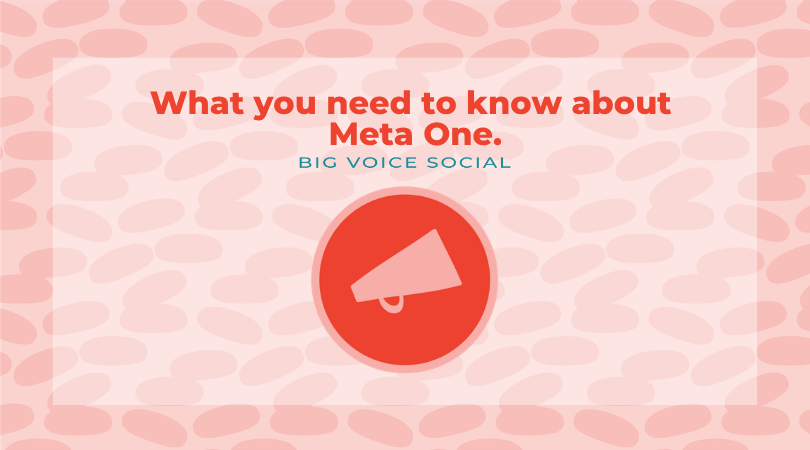 Meta One: What it is, what it means, what you need to do.
